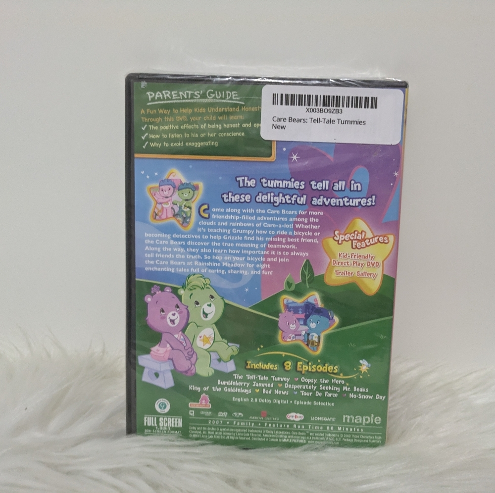 CCO 5 for $25 Care Bears Tell-Tale Tummies Lessons from the heart New DVD - Picture 4 of 5